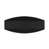 Black Matte 71" Solid Surface Resin Free Standing Hammock Style Bathtub